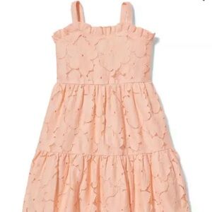 New With Tags Janie and Jack Lace Dress with Hair Bow, Size 6
